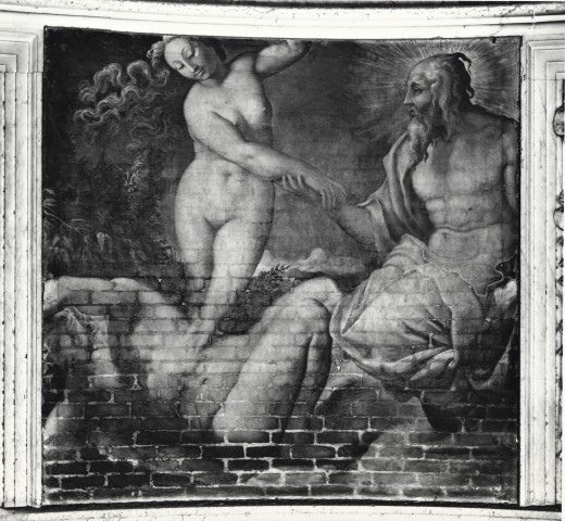 Carletti, Angelo — Roma - S. M. del Popolo: Capp. Chigi. F. Salviati. Creazione di Eva — insieme